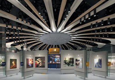 展厅设计 展厅设计墙面的材料布置问题(图1)