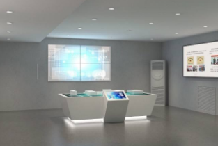 多媒体展厅设计 多媒体展厅设计展示的触控互动桌技术优势(图1)